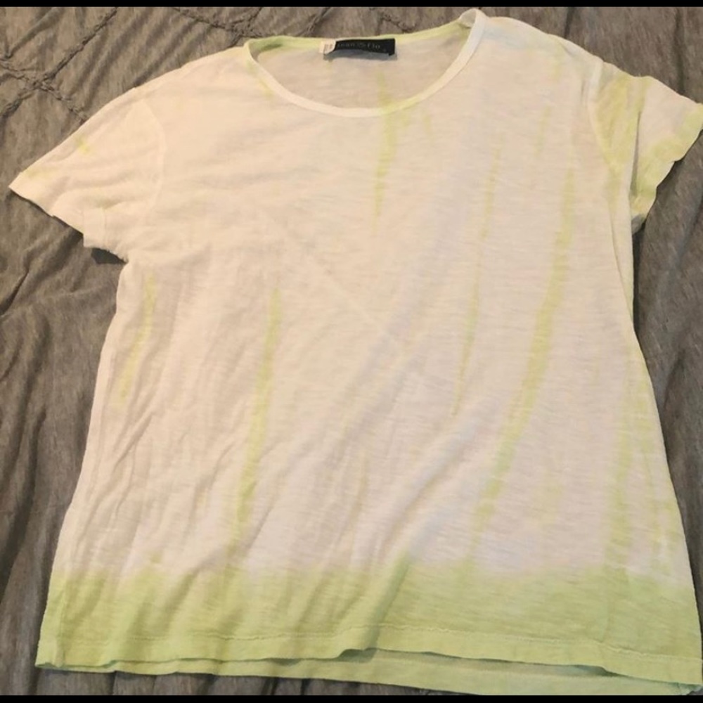 tie dye short sleeve top!!